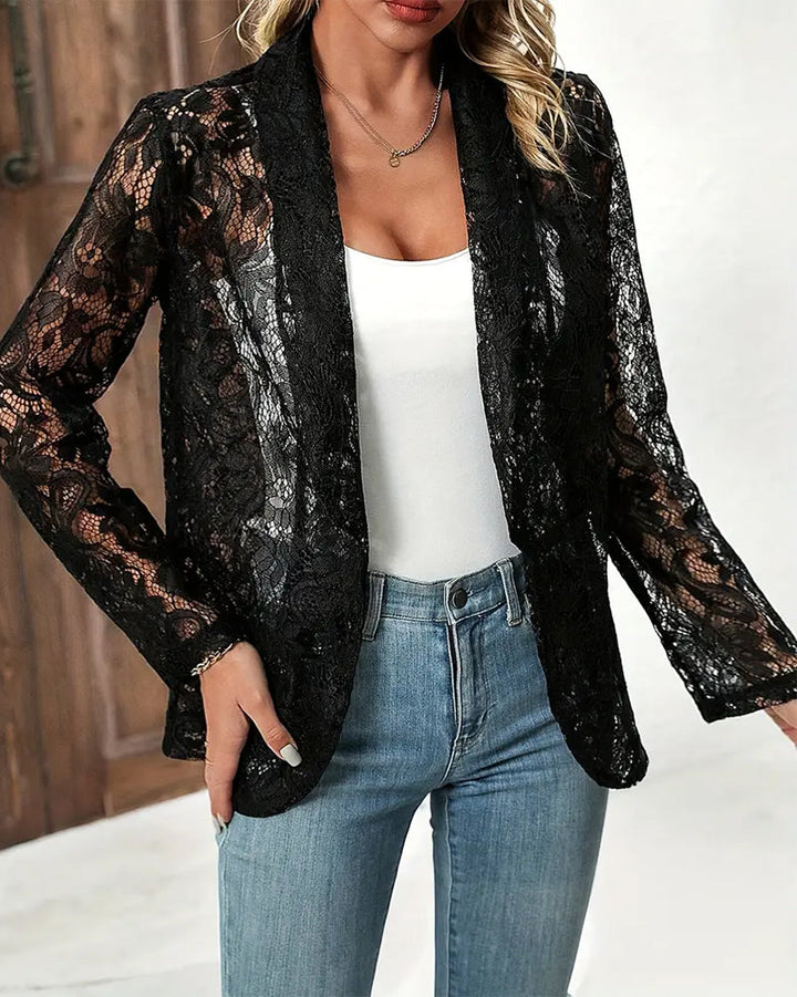 Elegant Blazer with Lace