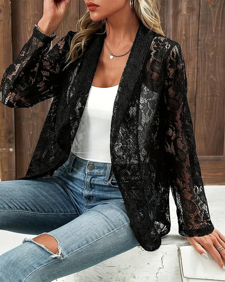 Elegant Blazer with Lace