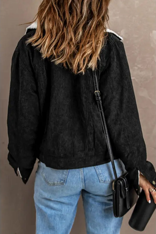 Lambswool Patchwork Corduroy Jacket