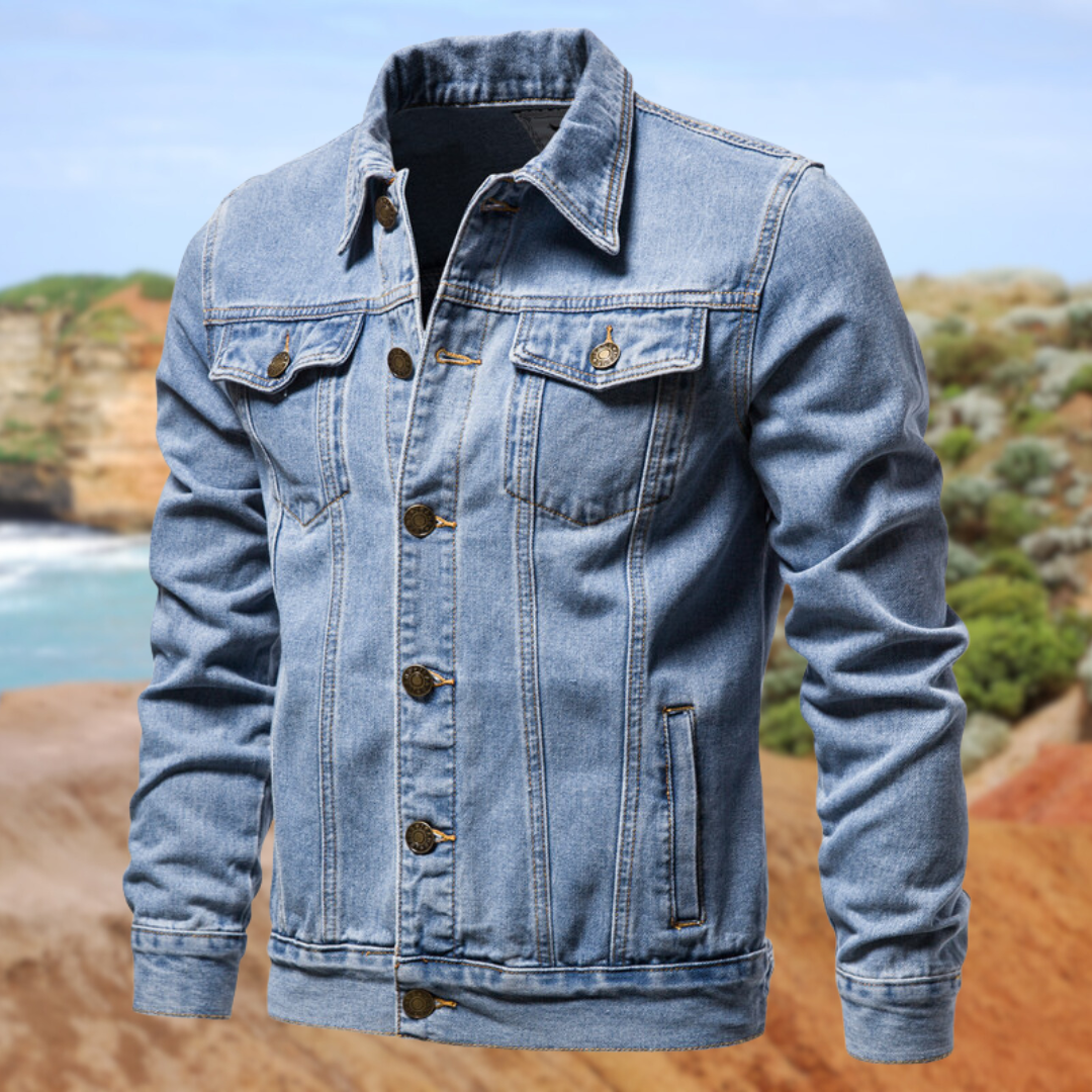Denim Jacket with Classic Design