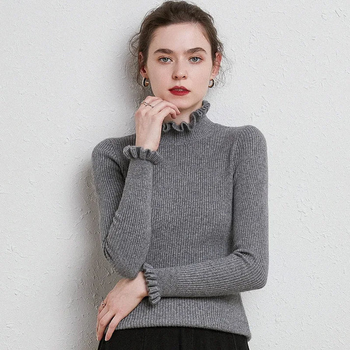 Women's Sweater with High Neck