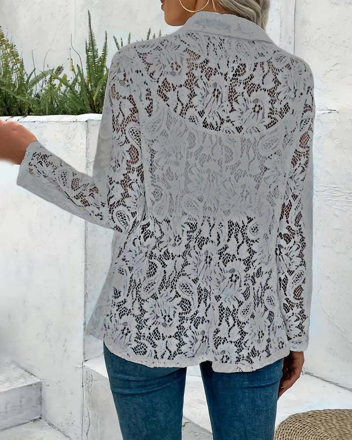 Elegant Blazer with Lace