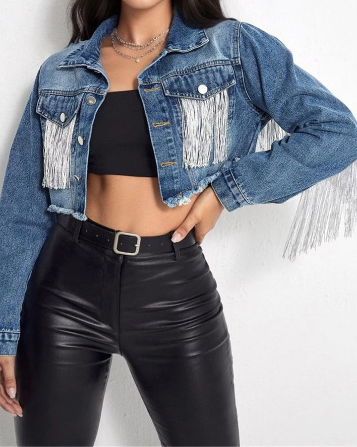 Ripped Denim Jacket