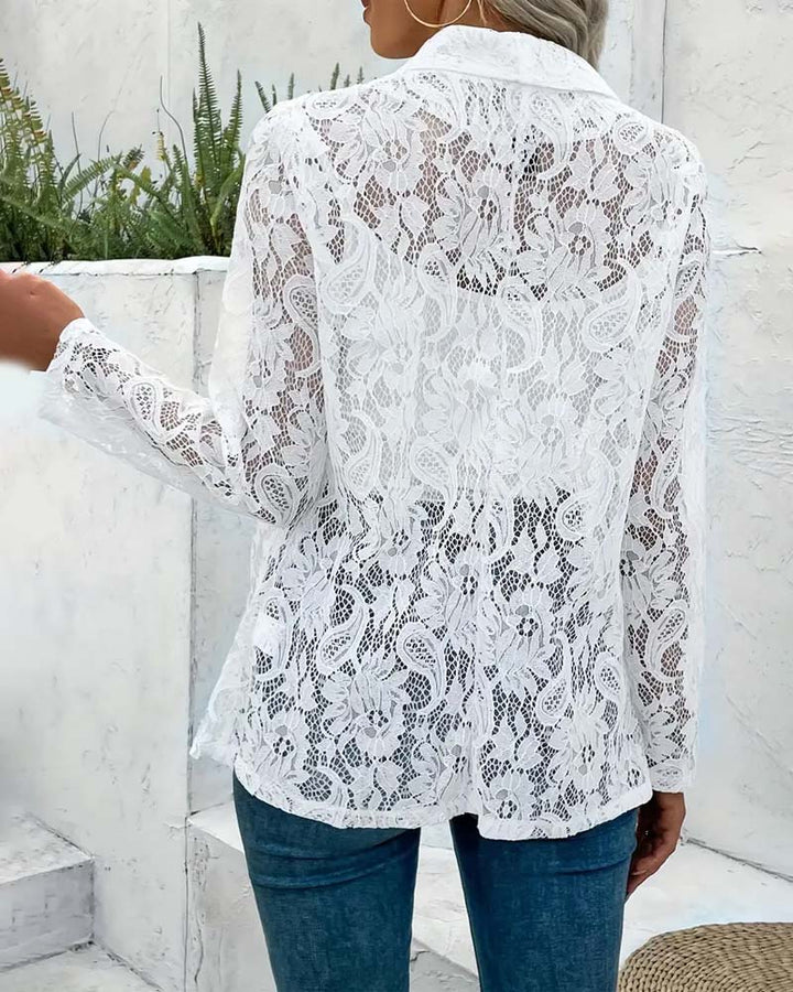 Elegant Blazer with Lace