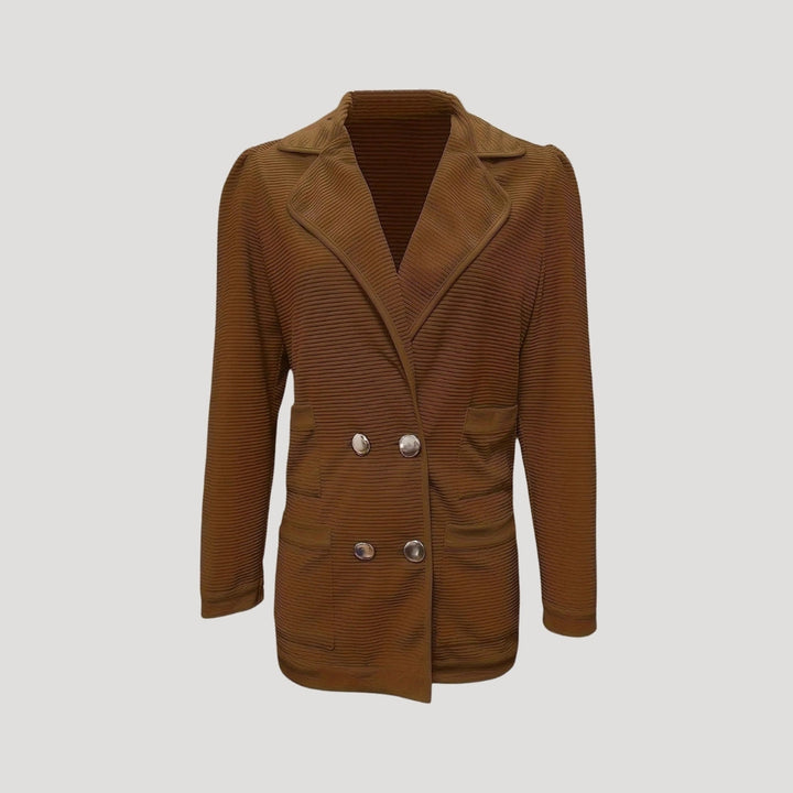 Ribbed Double Blazer Jacket
