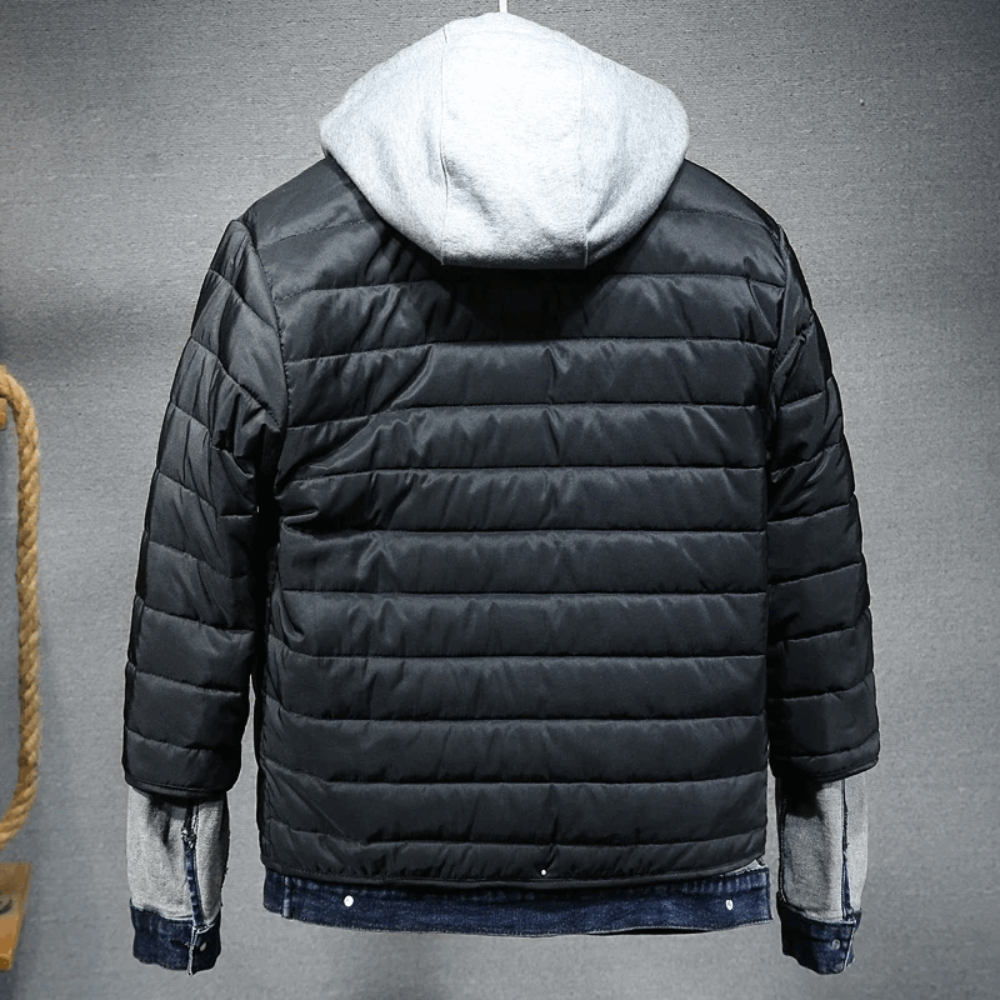 Men's Hooded Denim Jacket