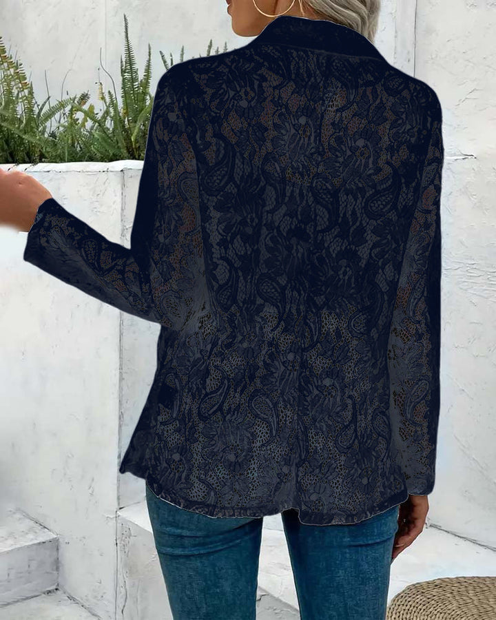 Elegant Blazer with Lace