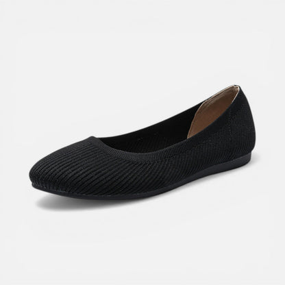 Women’s Knit Ballet Loafers Comfort Slip-On Casual Shoes