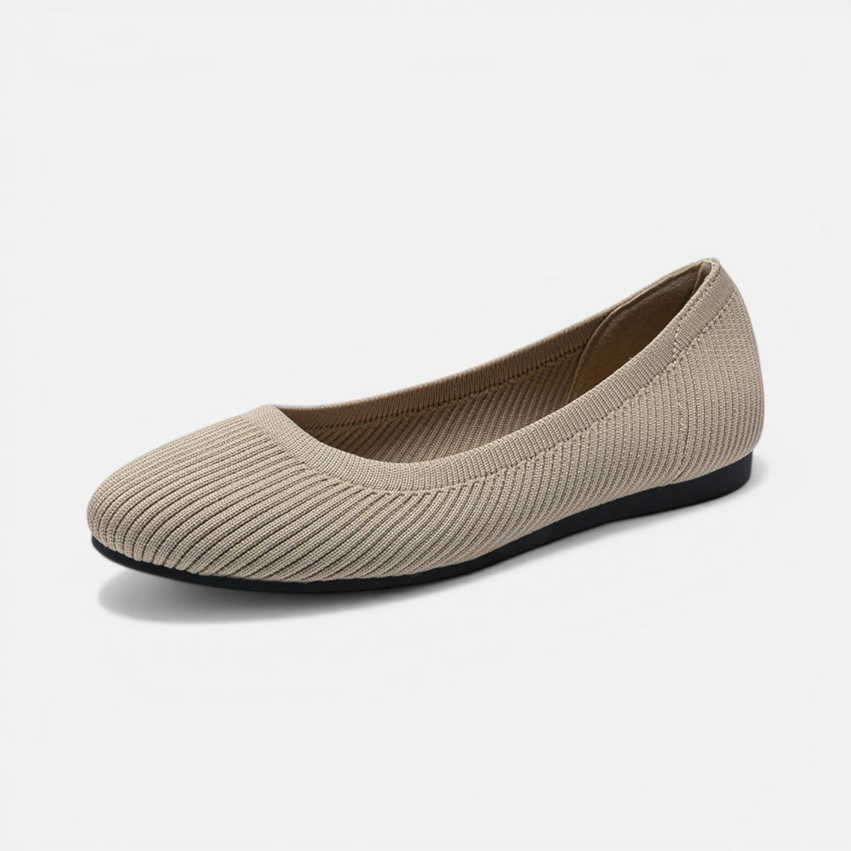 Women’s Knit Ballet Loafers Comfort Slip-On Casual Shoes