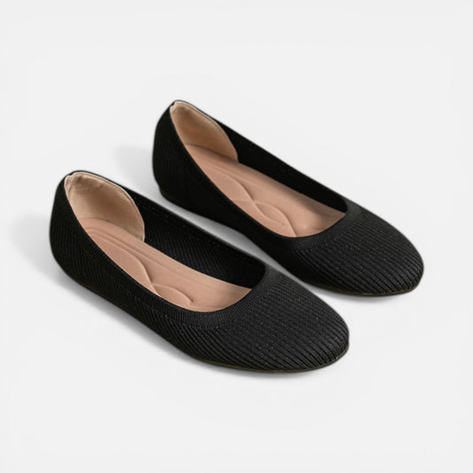 Women’s Knit Ballet Loafers Comfort Slip-On Casual Shoes