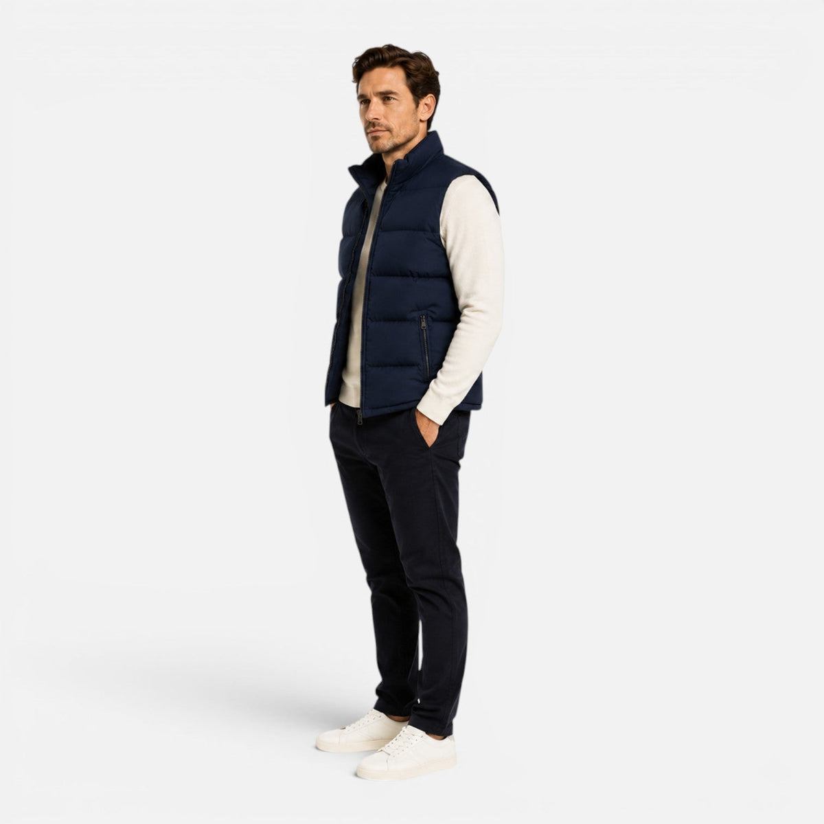 Men’s Quilted Puffer Vest Lightweight Warmth Classic Fit