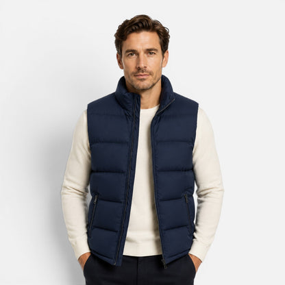 Men’s Quilted Puffer Vest Lightweight Warmth Classic Fit