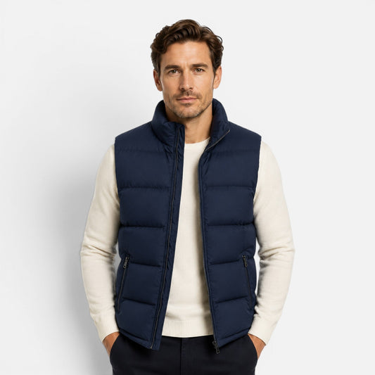 Men’s Quilted Puffer Vest Lightweight Warmth Classic Fit