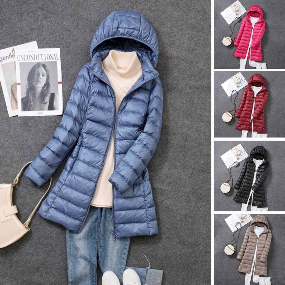 Ultra-Light Packable Long Puffer Coat