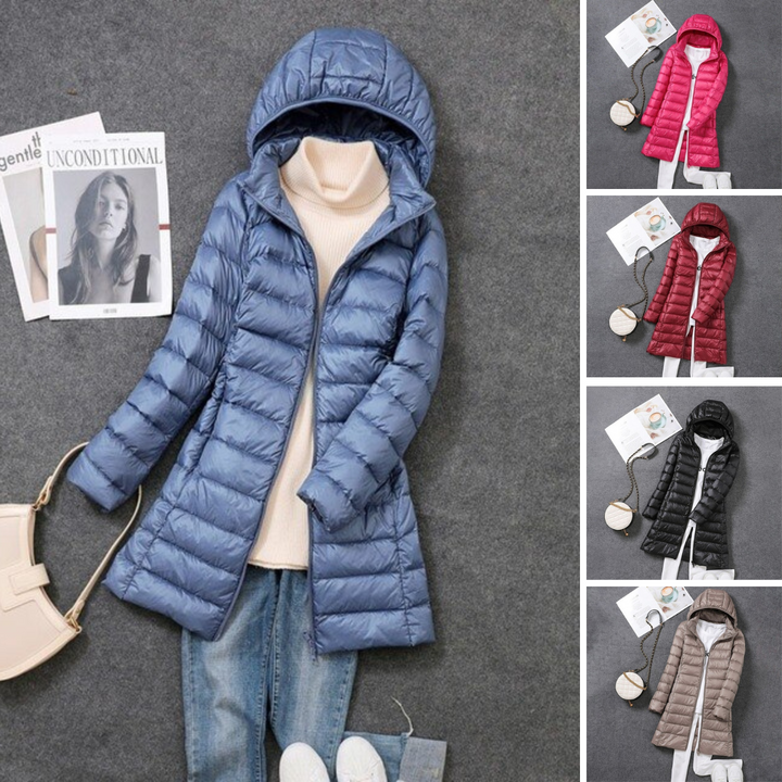 Ultra-Light Packable Long Puffer Coat
