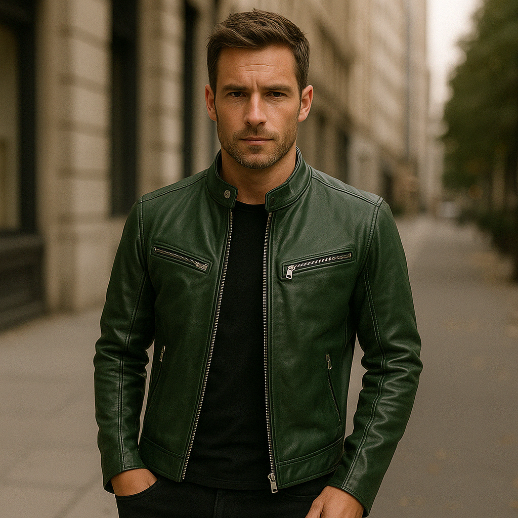 Leather Jacket - Men's Fashion