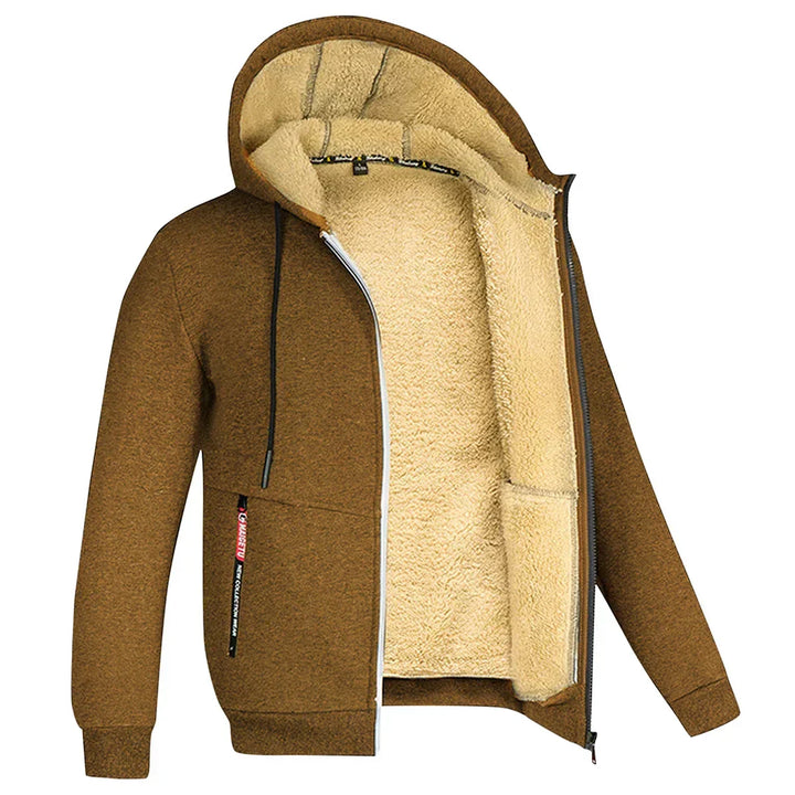 Hoodie made of Lambswool - Warm & Soft Sweatshirt with Hood and Plush Lining for Winter