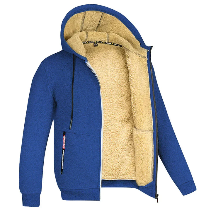 Hoodie made of Lambswool - Warm & Soft Sweatshirt with Hood and Plush Lining for Winter