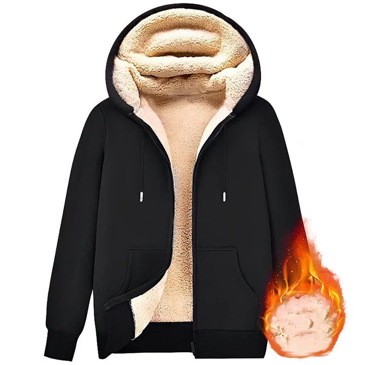 Hoodie made of Lambswool - Warm & Soft Sweatshirt with Hood and Plush Lining for Winter