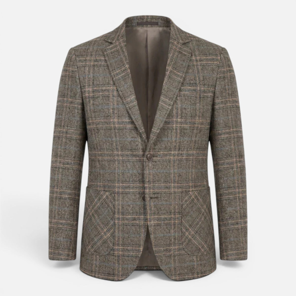 Men's Checked Blazer Jacket Slim Fit