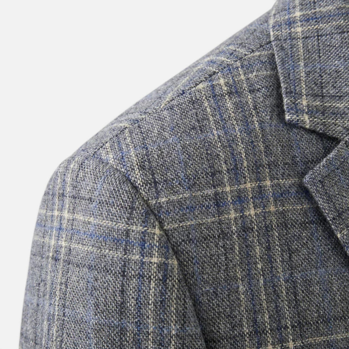 Men's Checked Blazer Jacket Slim Fit