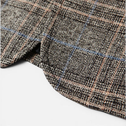 Men's Checked Blazer Jacket Slim Fit