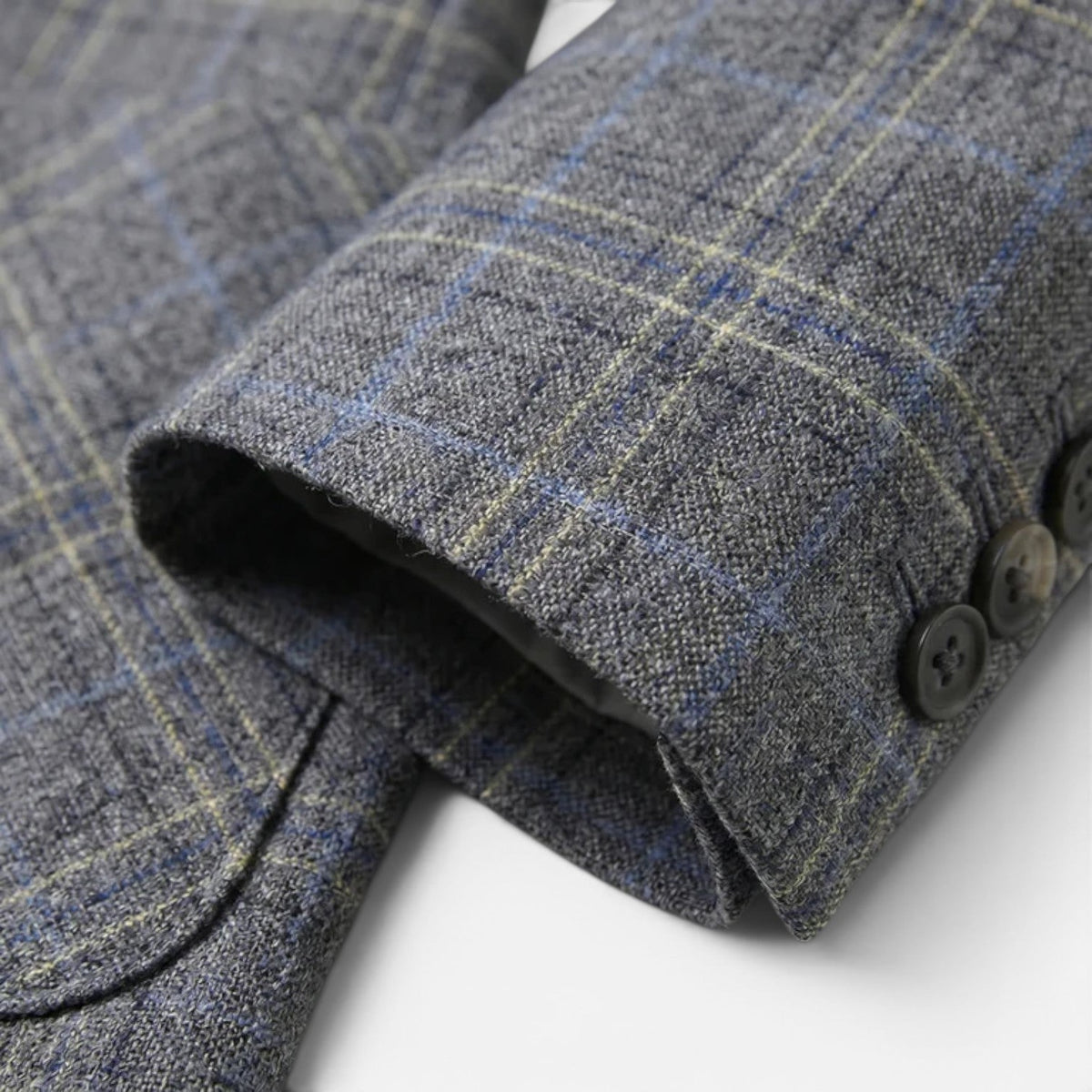 Men's Checked Blazer Jacket Slim Fit