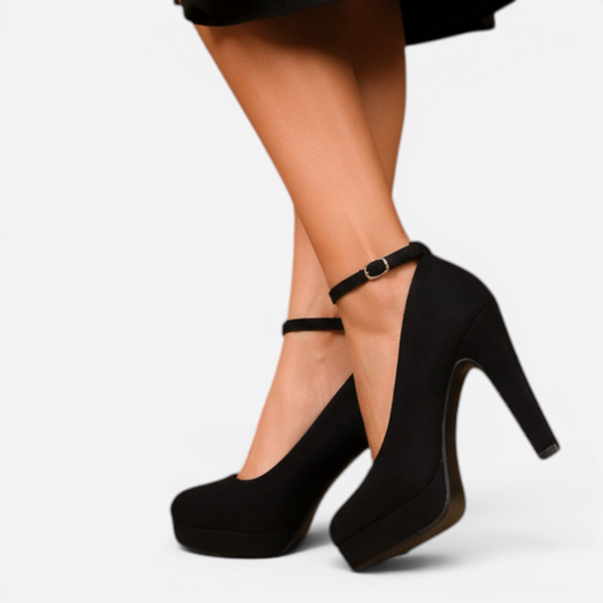 Women’s Black Platform Heels for Wedding & Evening Wear