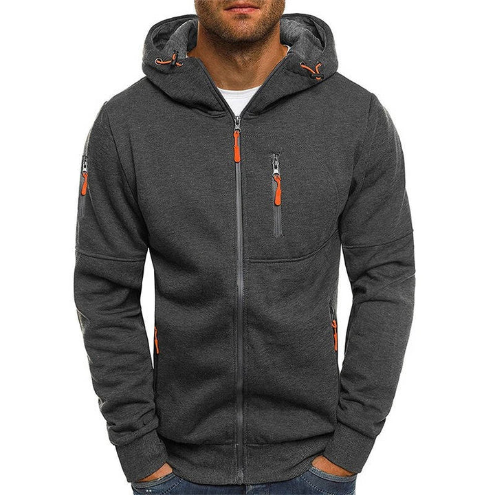 Hoodie with Full Zipper - Comfortable Hoodie