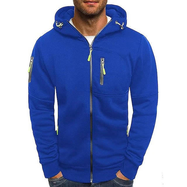Hoodie with Full Zipper - Comfortable Hoodie