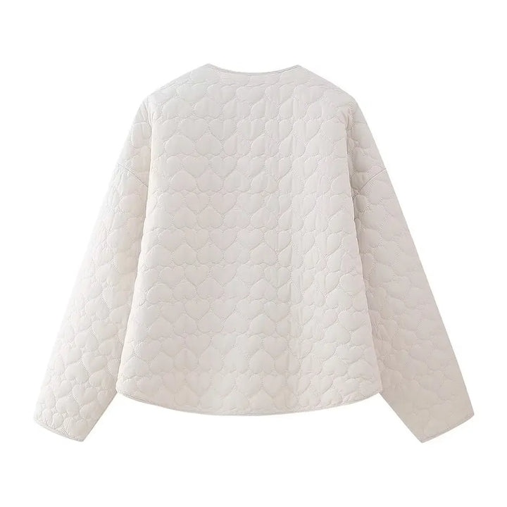 Padded Vests with Heart Pattern