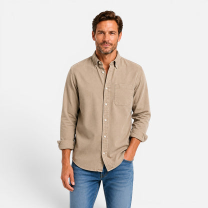 Men’s Classic Button-Up Casual Shirt