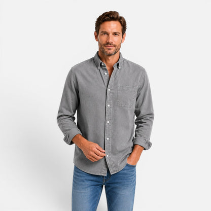 Men’s Classic Button-Up Casual Shirt