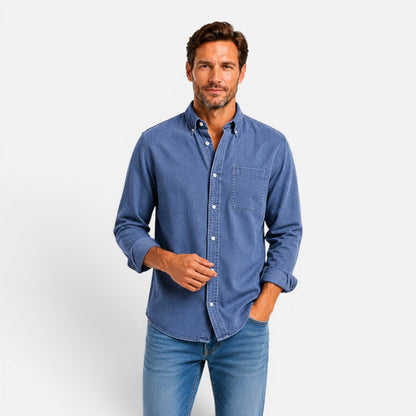 Men’s Classic Button-Up Casual Shirt