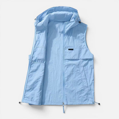 Men's Lightweight Hooded Utility Vest