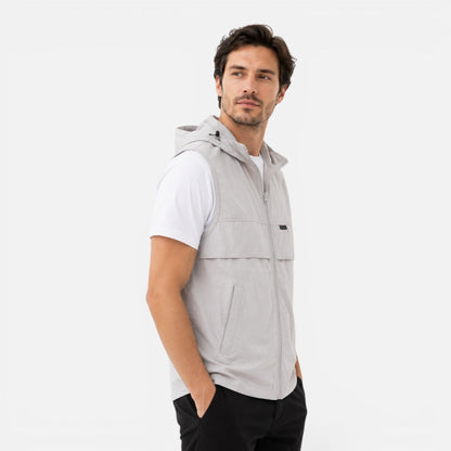 Men's Lightweight Hooded Utility Vest