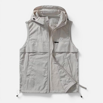 Men's Lightweight Hooded Utility Vest
