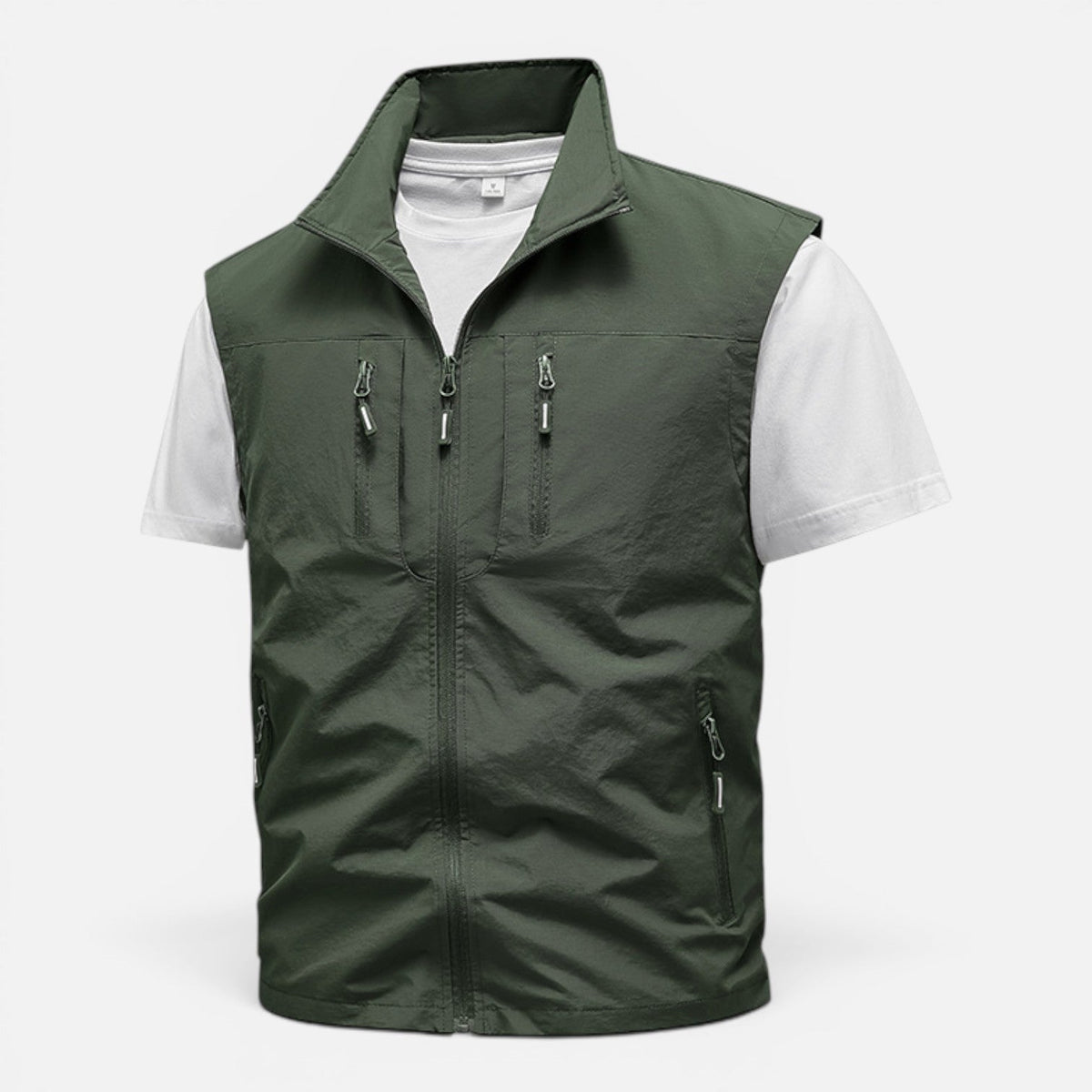 Men's Lightweight Multi-Pocket Utility Gilet