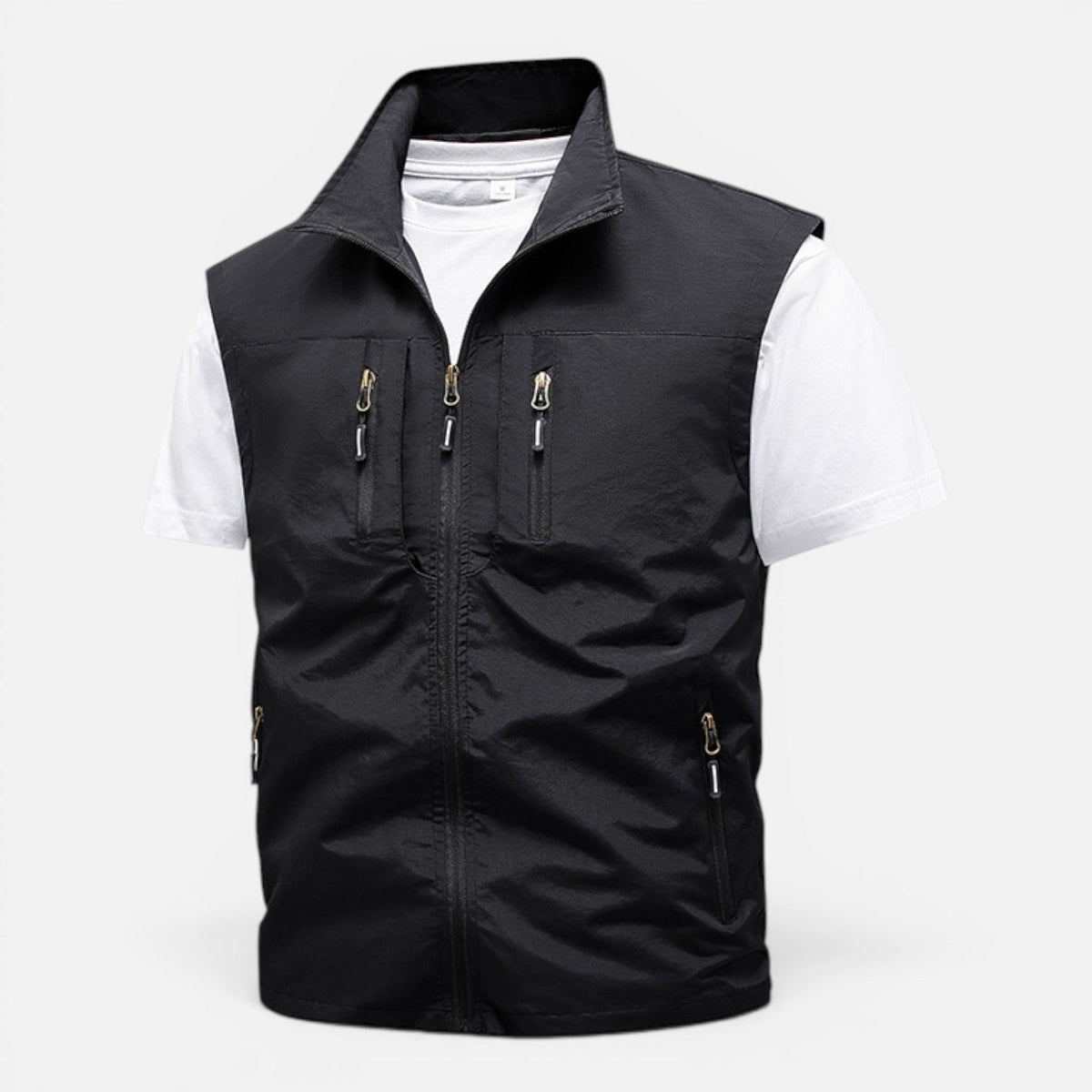 Men's Lightweight Multi-Pocket Utility Gilet