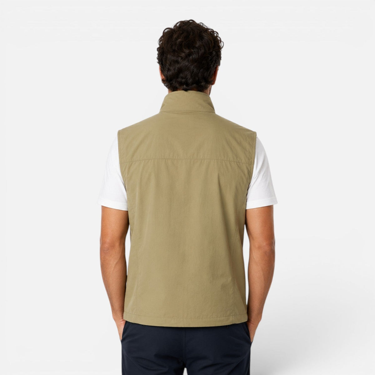Men’s Lightweight Outdoor Utility Vest with Zip Pockets