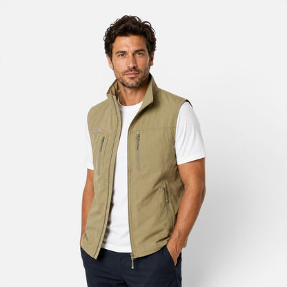 Men’s Lightweight Outdoor Utility Vest with Zip Pockets