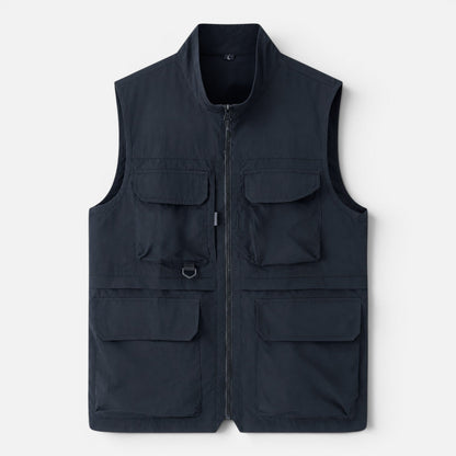 Men's Multi-Pocket Utility Gilet Vest