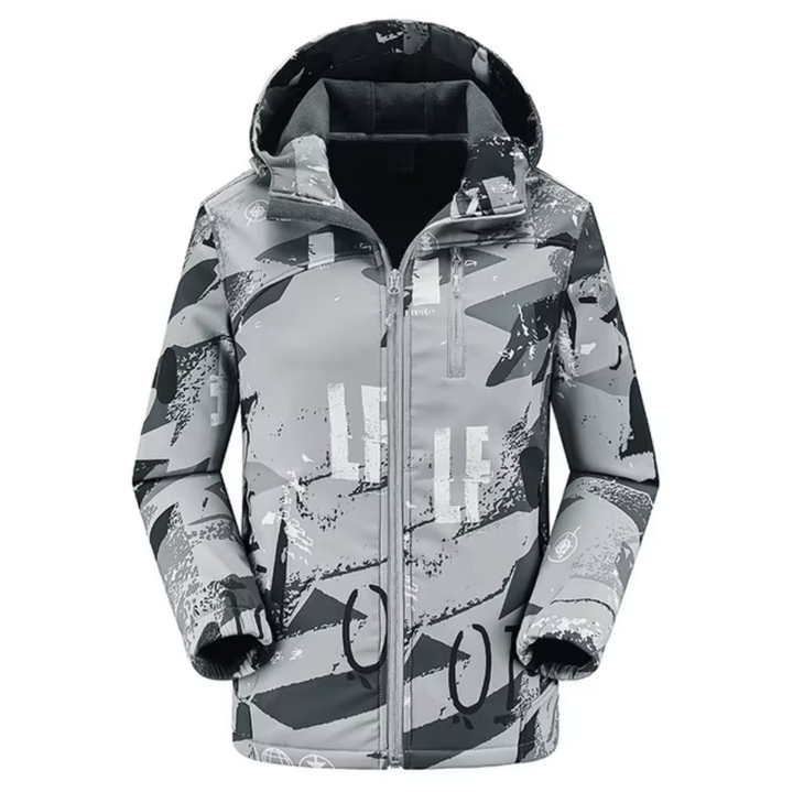 Multifunctional Waterproof Softshell Winter Jacket with Hood
