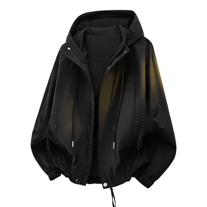 Men's Urban Tech Hoodie with Weatherproof Membrane, Concealed Zipper & Elastic Hem