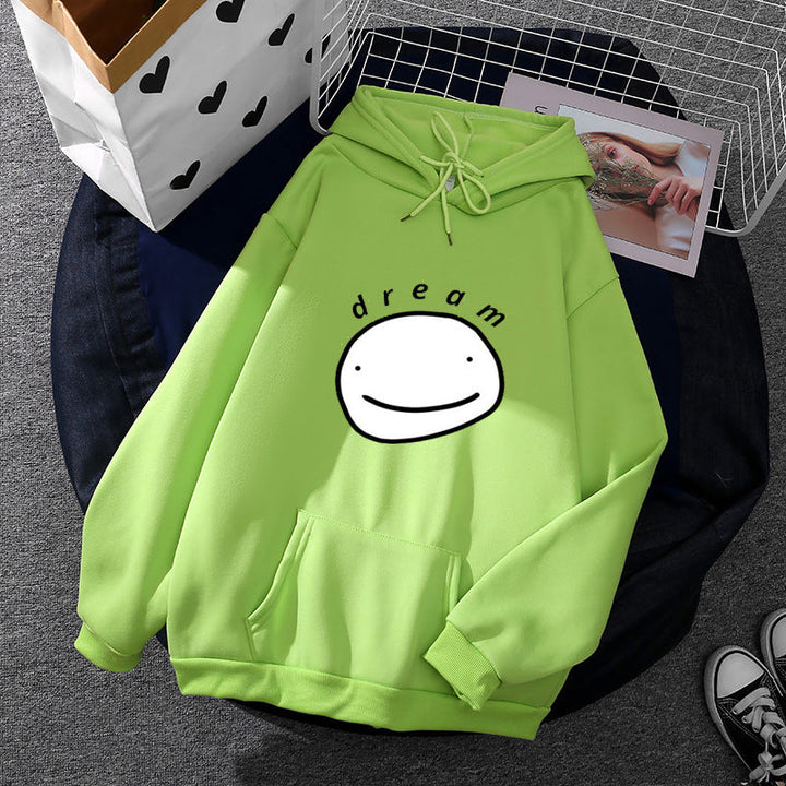Unisex Oversized Hoodie with Minimalist Front Print and Kangaroo Pocket