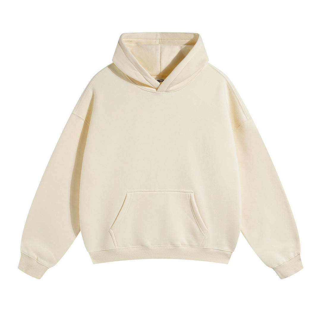 Unisex Oversized Hoodie with Kangaroo Pocket and Ribbed Cuffs