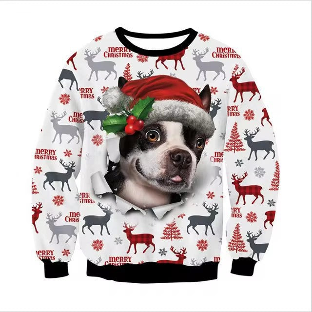 Christmas Men's Round Neck Sweater