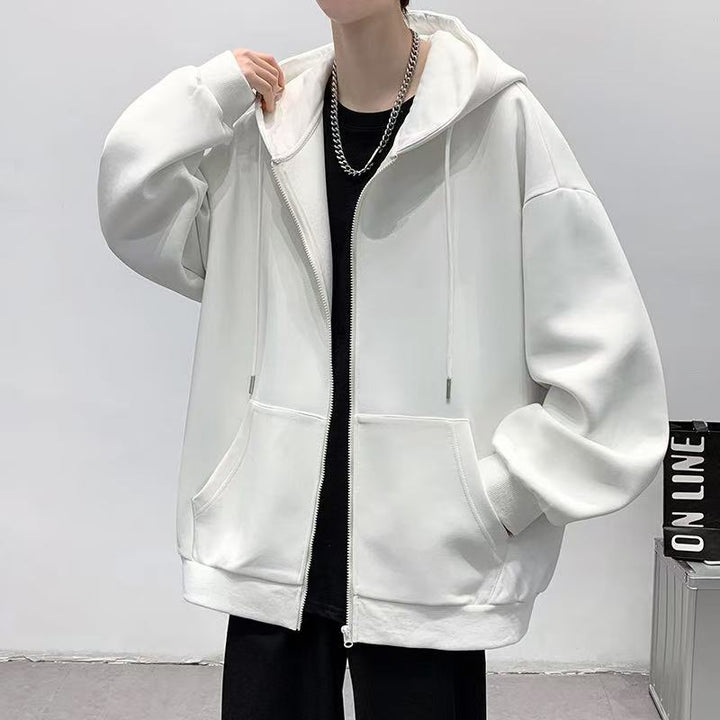 Unisex Comfortable Hooded Jacket with Side Pockets