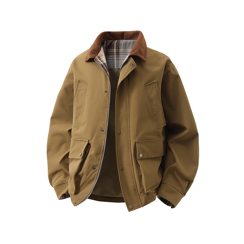 Men's Robust Work Jacket with Practical Pockets