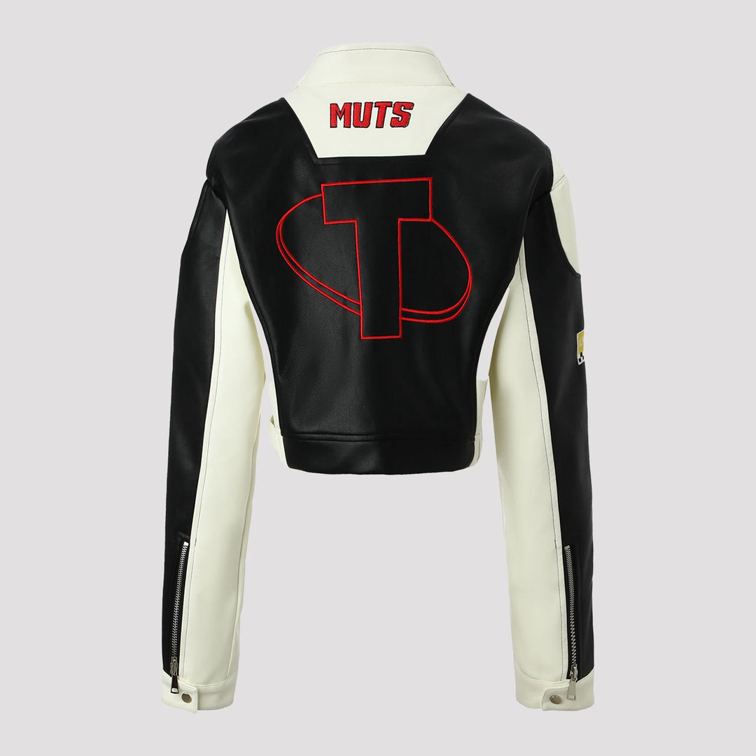 Women Sporty Leather Jacket